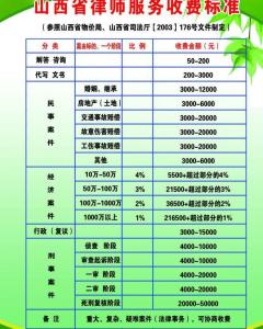 罗文志律师收费标准全面解析