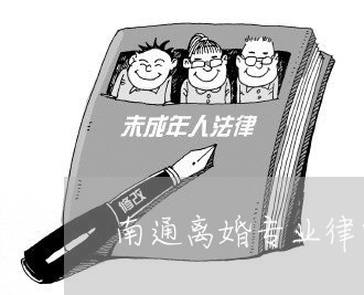 南通诉讼离婚律师深度解析